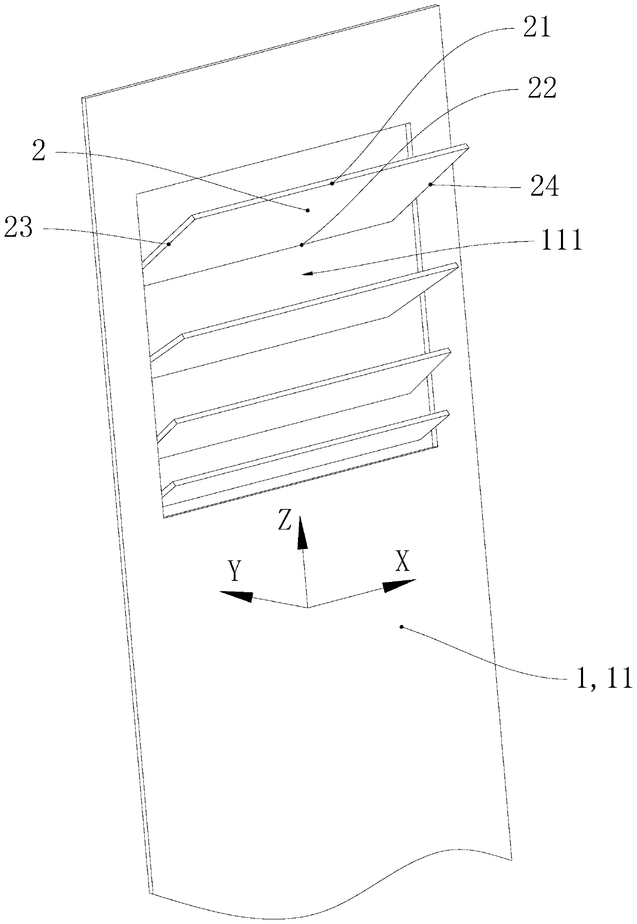 Shell assembly, indoor unit of floor air conditioner and floor air conditioner