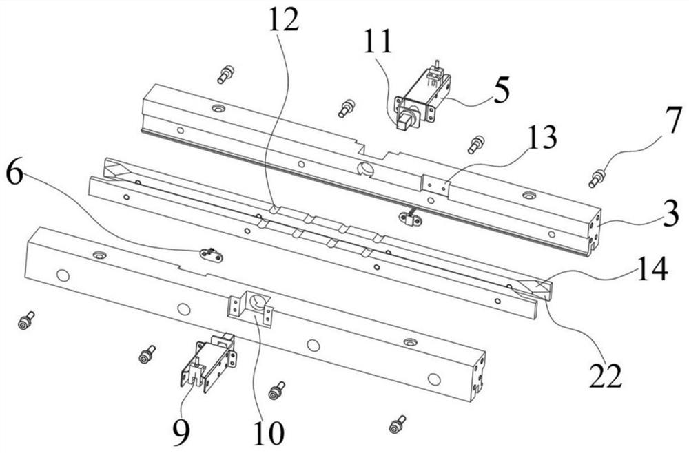 A combination structure of clip lock and suspension of hanging box