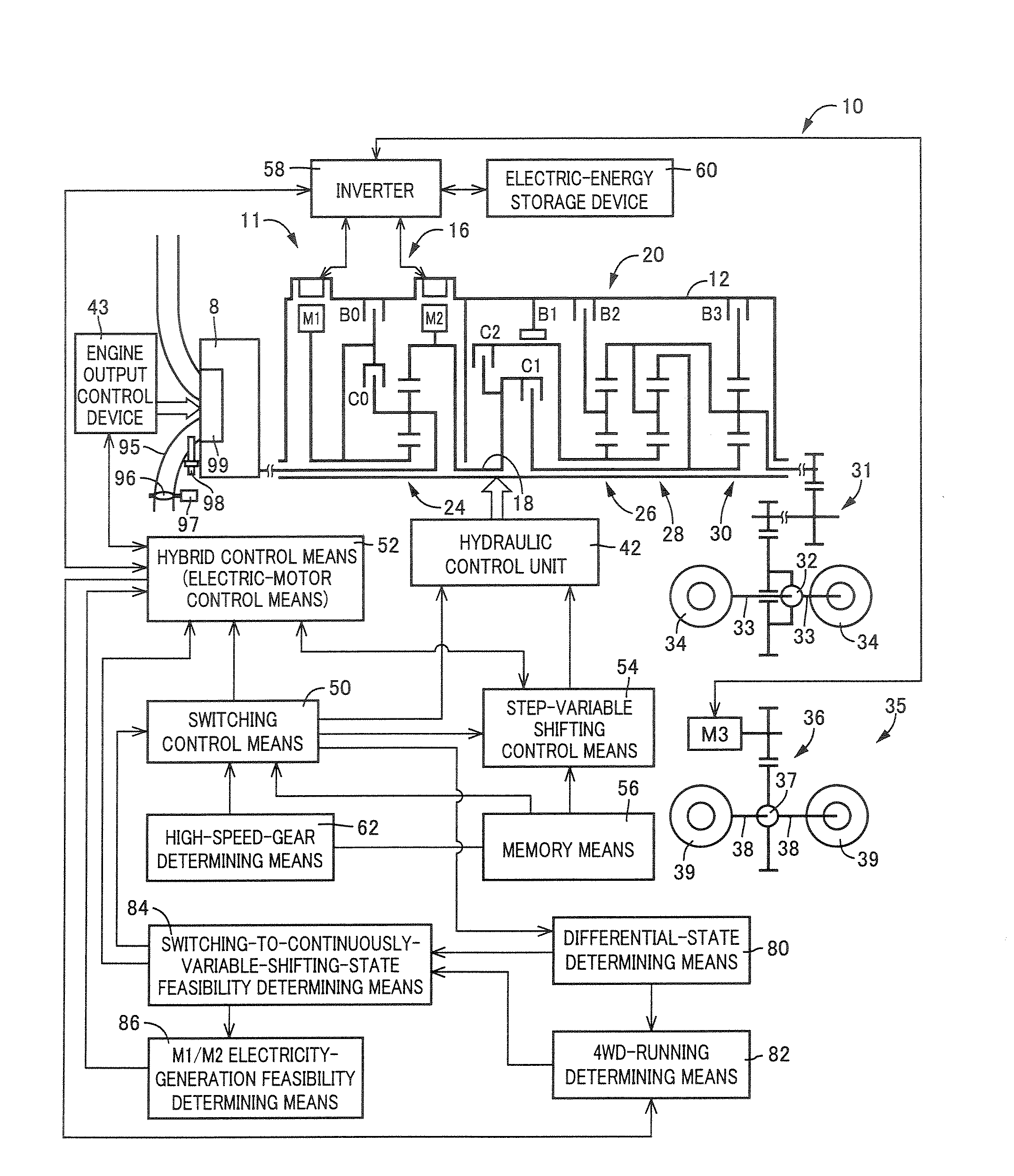 Control apparatus for vehicular drive system