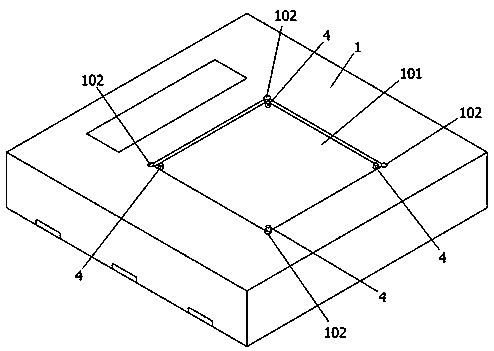 Multi-unit combined type integrated sensor based on array arrangement