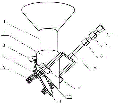 Opening device for deslagging bottom cover of smelting furnace