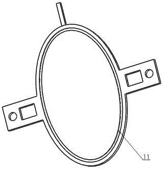 Opening device for deslagging bottom cover of smelting furnace