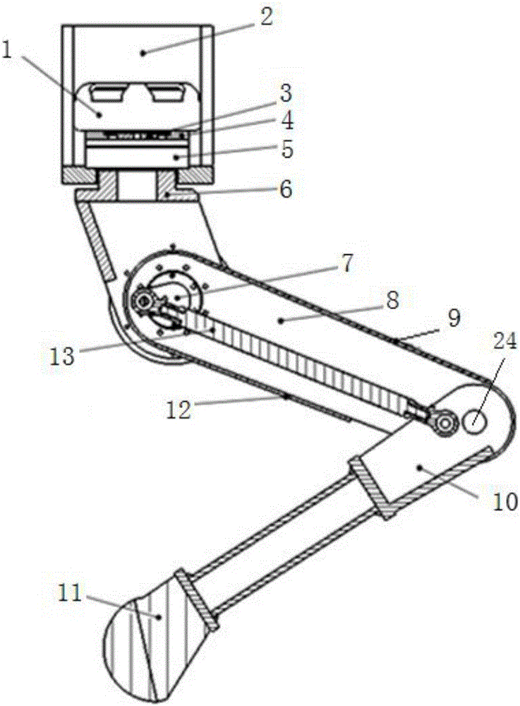 Electric quadruped robot with variable mechanism configuration