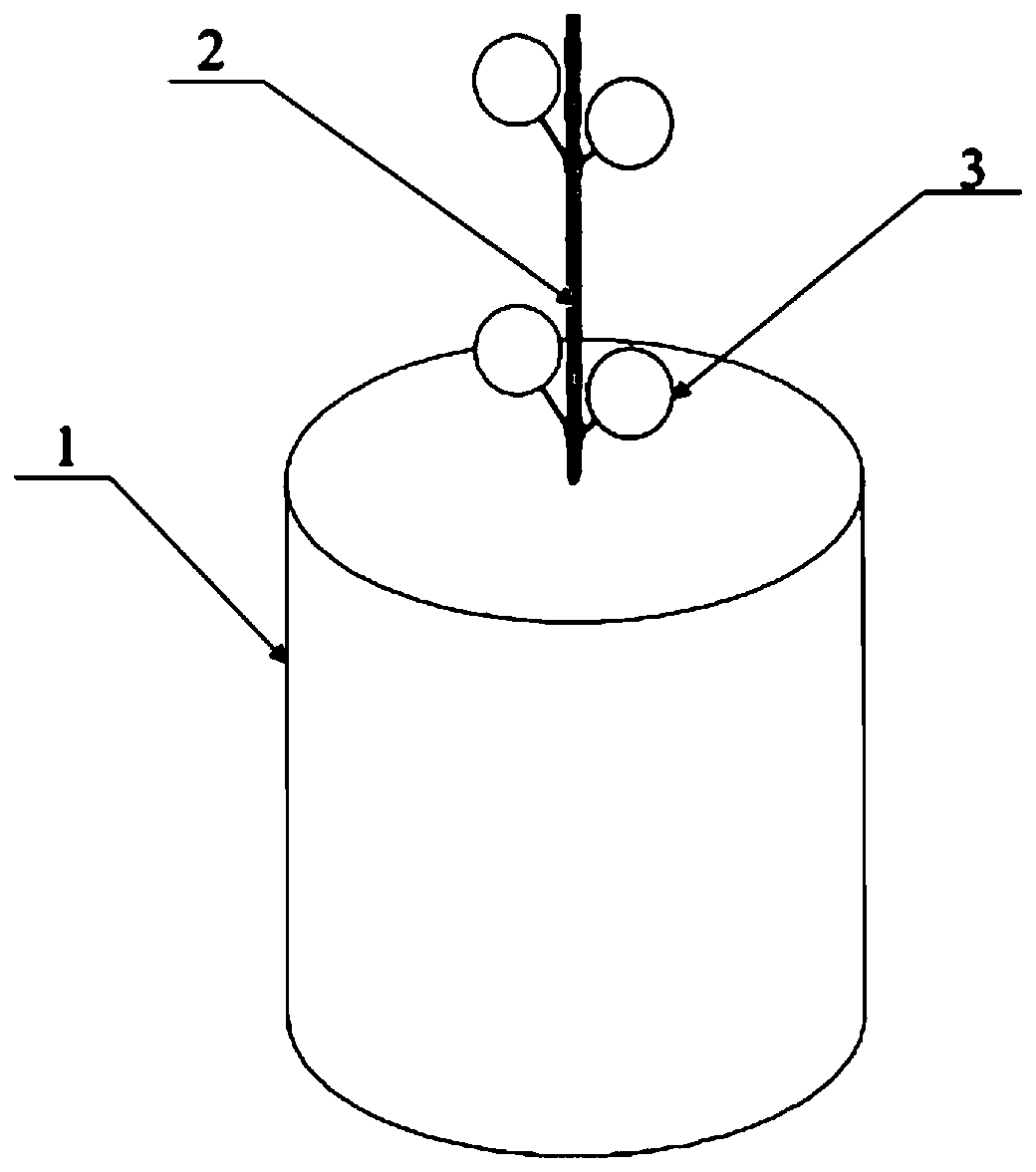 Accurate positioning buoy device for suspension anchor cable based on constant tension control