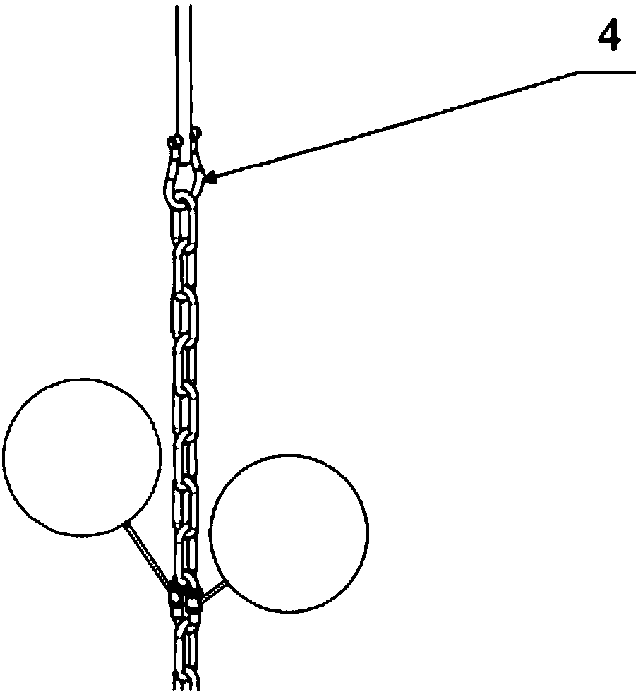 Accurate positioning buoy device for suspension anchor cable based on constant tension control