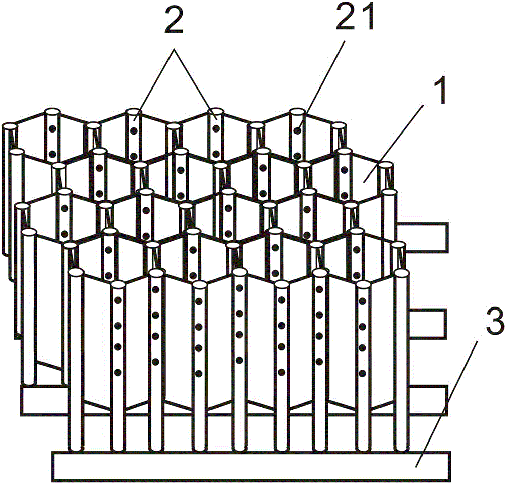 Special bubbling system for dust removal by wet flue gas desulfurization