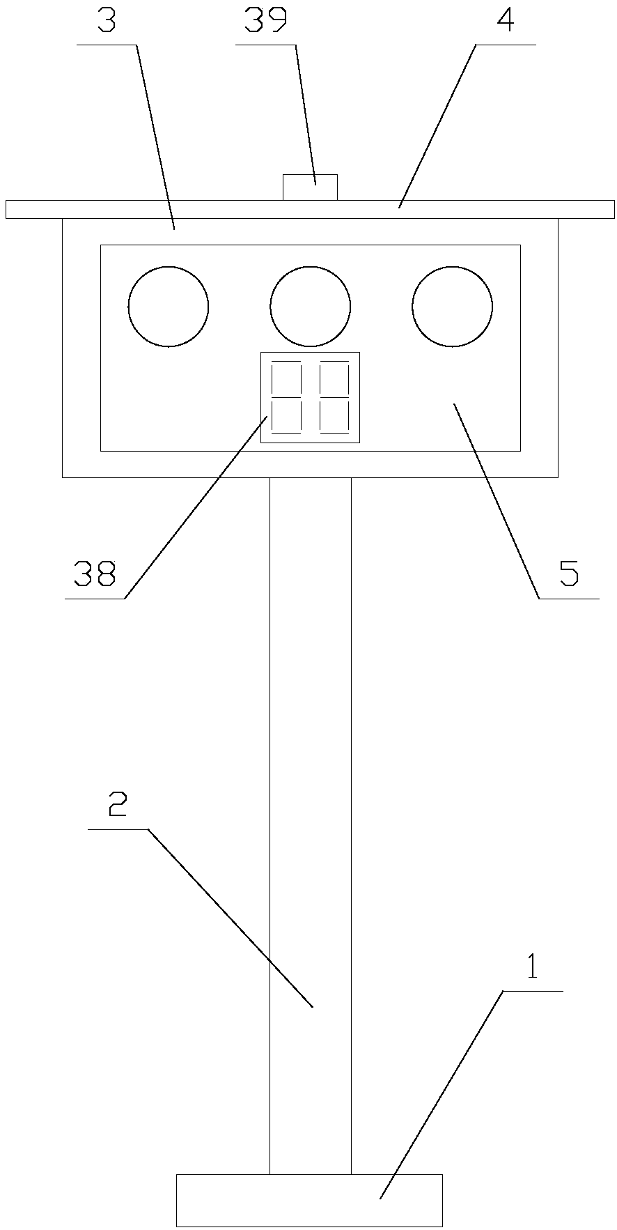 Traffic light applicable to severe weather environment