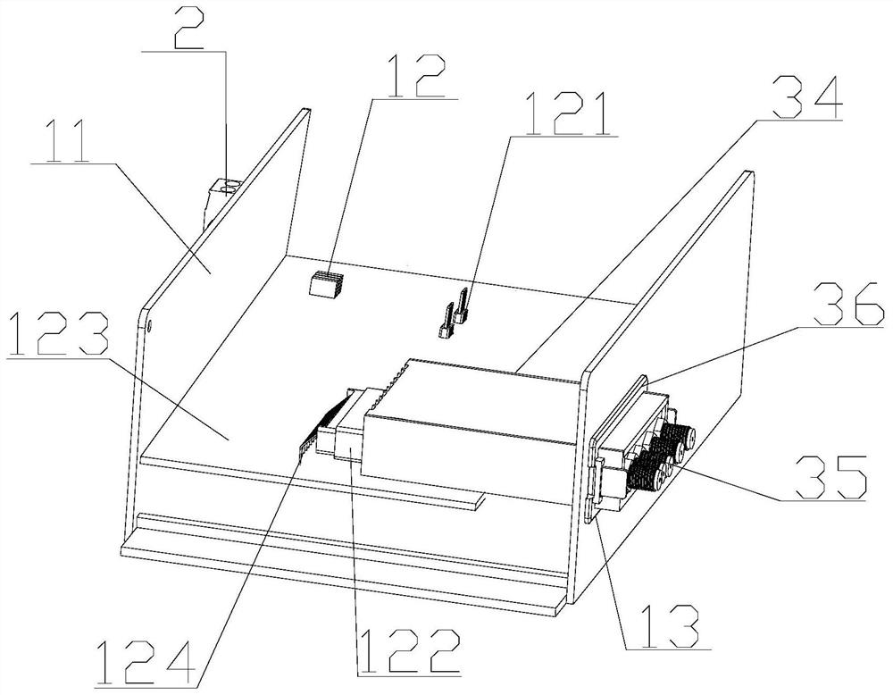 Power distribution information transmission device