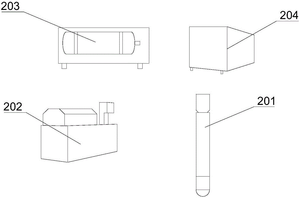 Solid carbon dioxide fracturing device and method