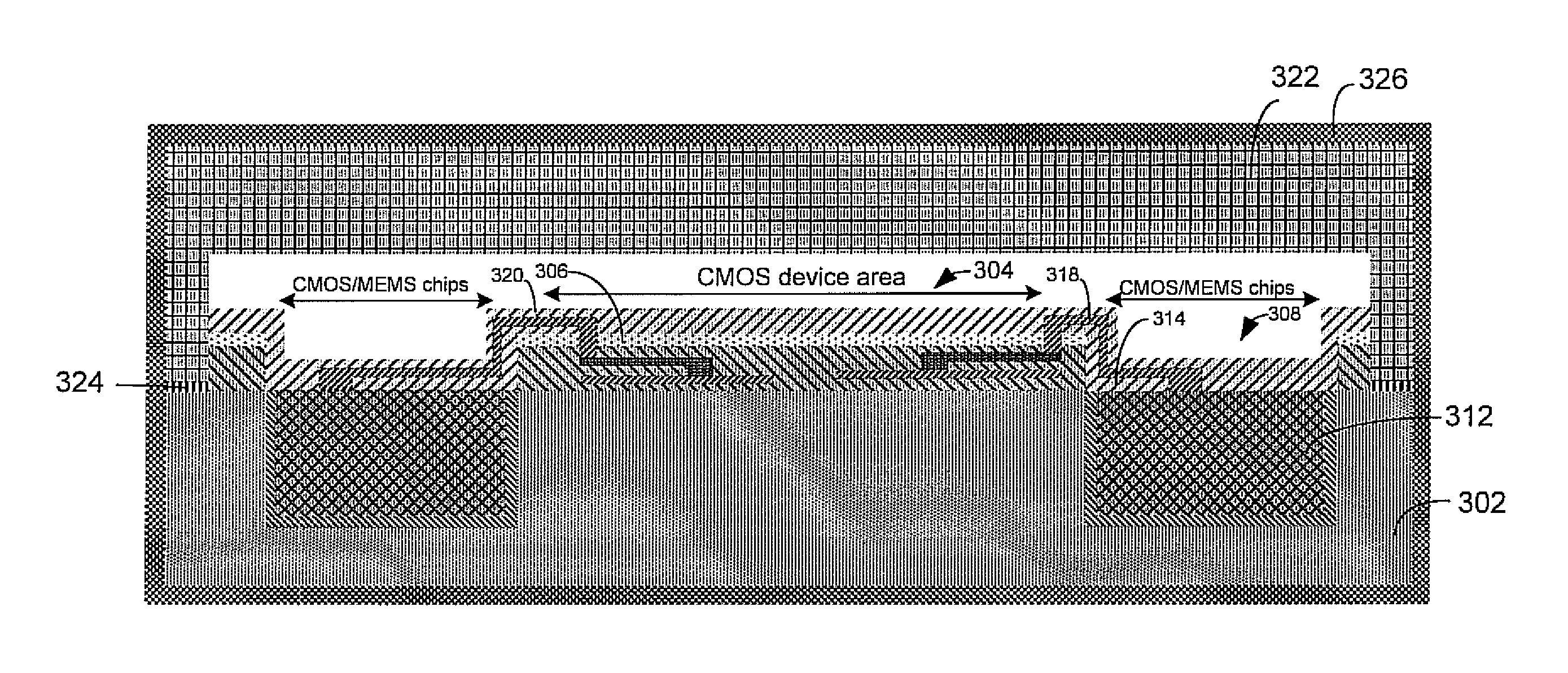 Method of forming monolithic CMOS-MEMS hybrid integrated, packaged structures