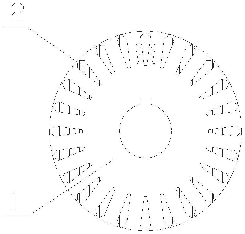 Squirrel-cage rotor assembly, squirrel-cage rotor and motor