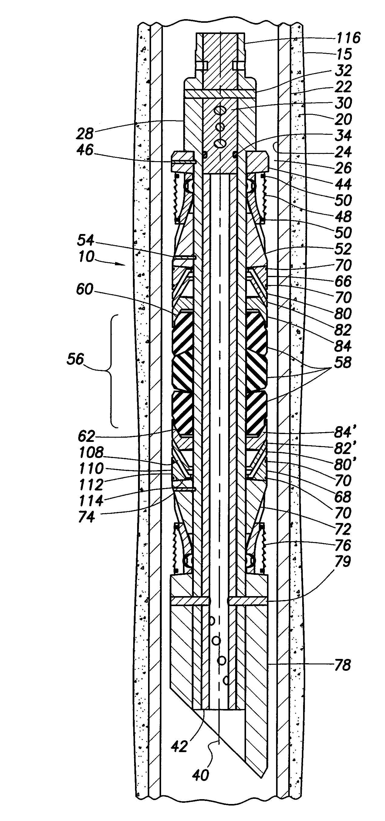 Packer element retaining system