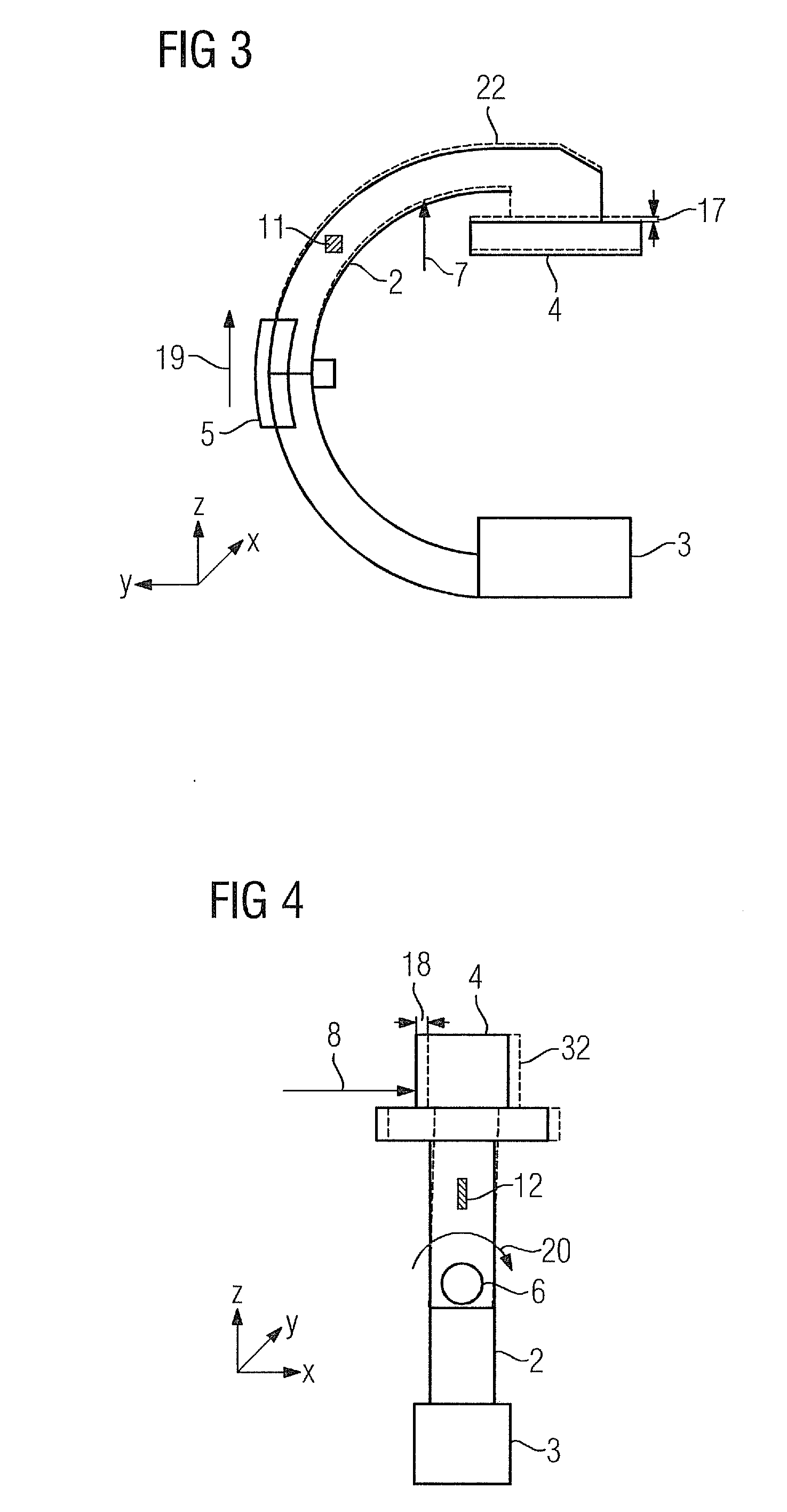 X-ray apparatus and method for controlling the movement of an x-ray apparatus