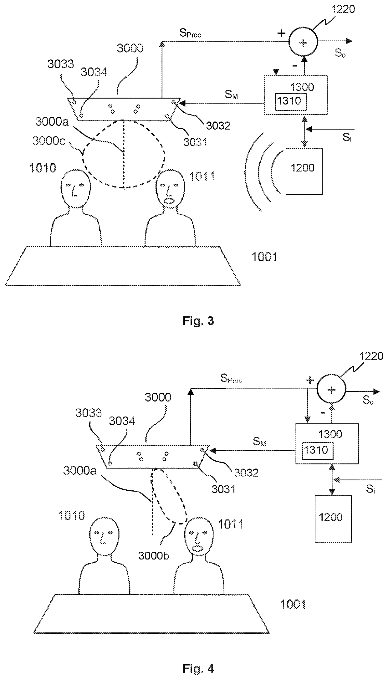 Microphone array device, conference system including microphone array device and method of controlling a microphone array device