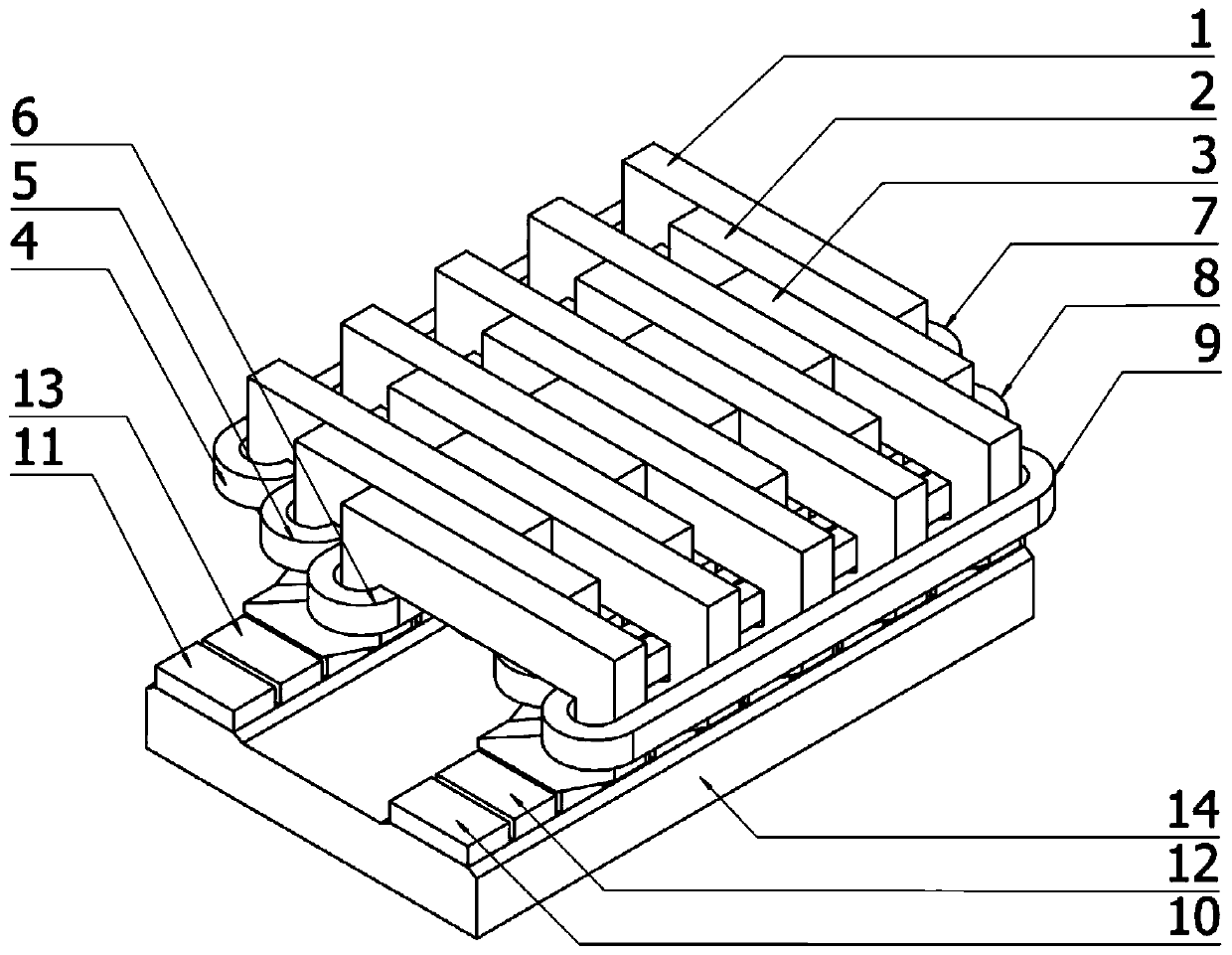 A flat-plate transverse flux permanent magnet synchronous linear generator