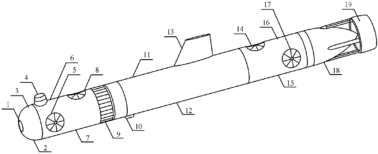 Fully-actuated autonomous underwater vehicle structure and recovery three-dimensional path trac method