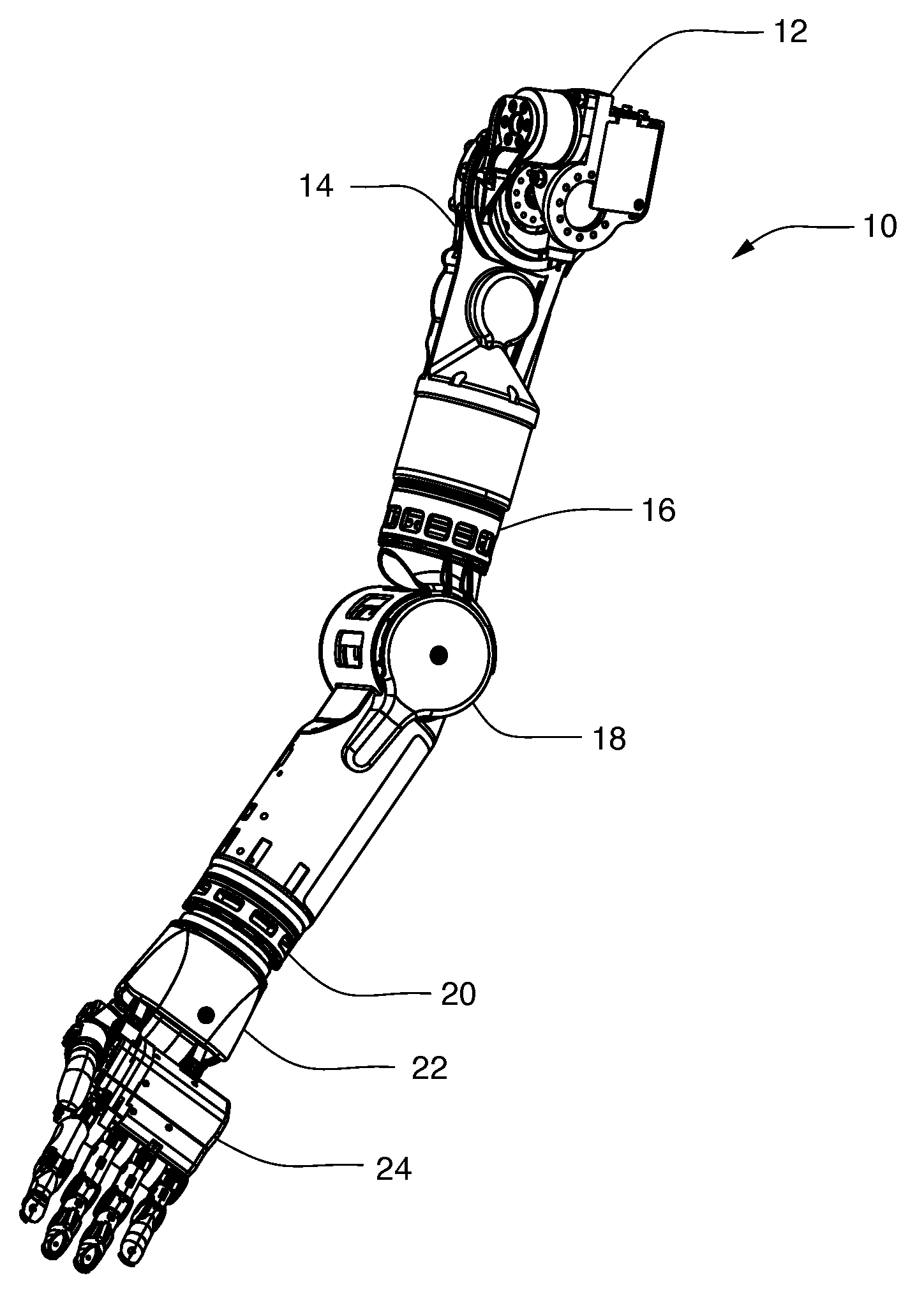 Arm prosthetic device