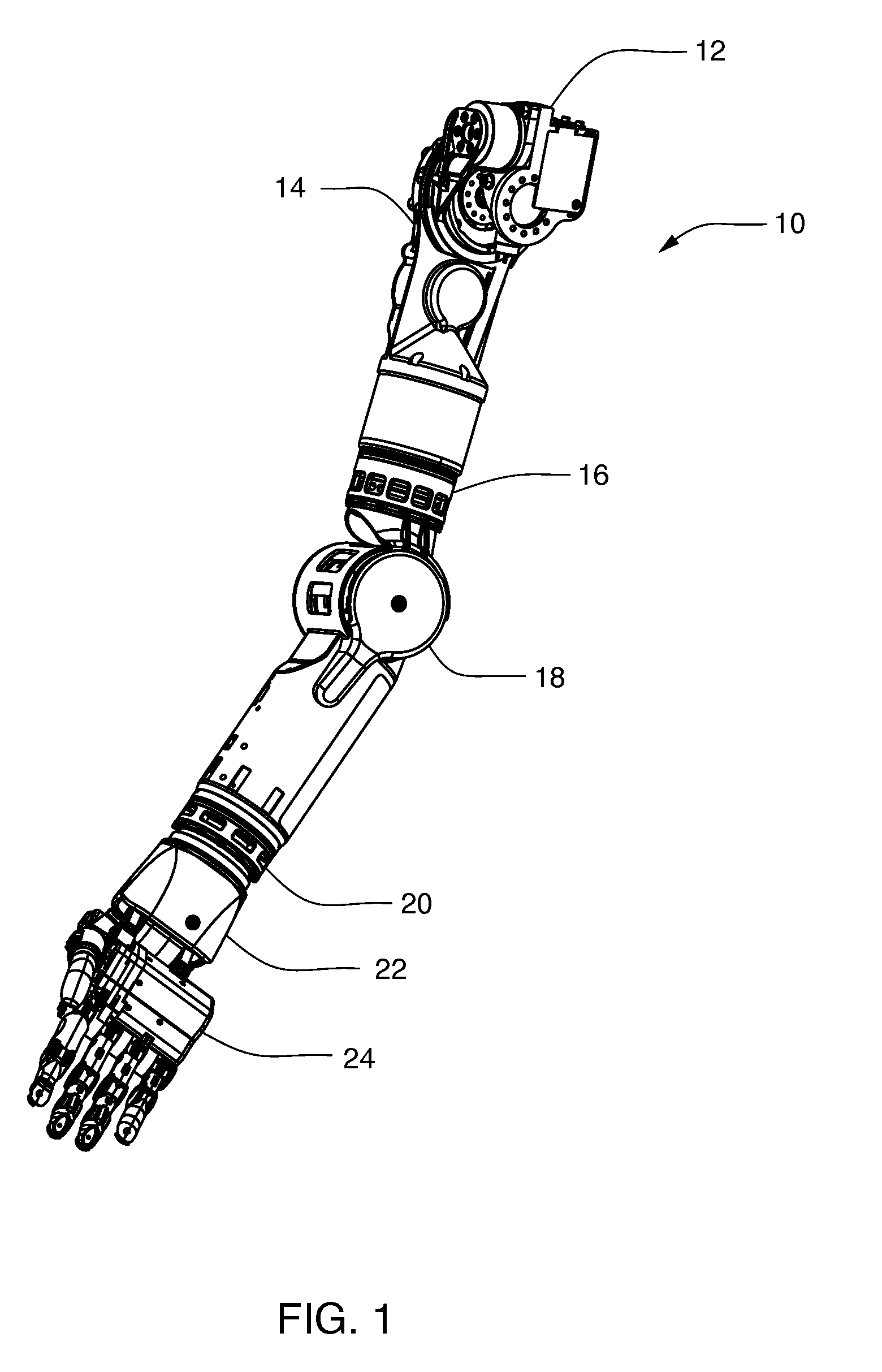 Arm prosthetic device