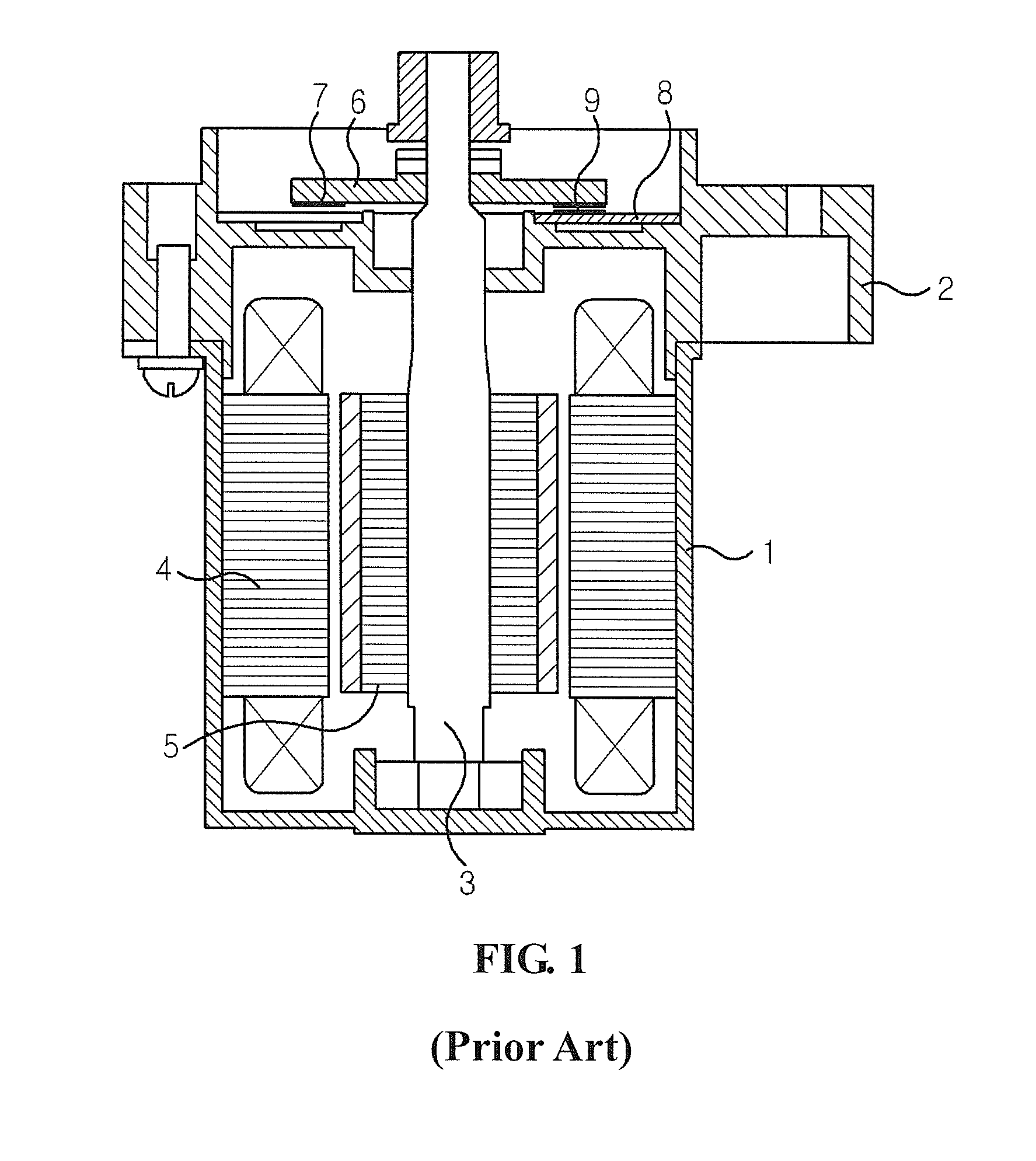 Anti-separating structure of sensing magnet for EPS motor