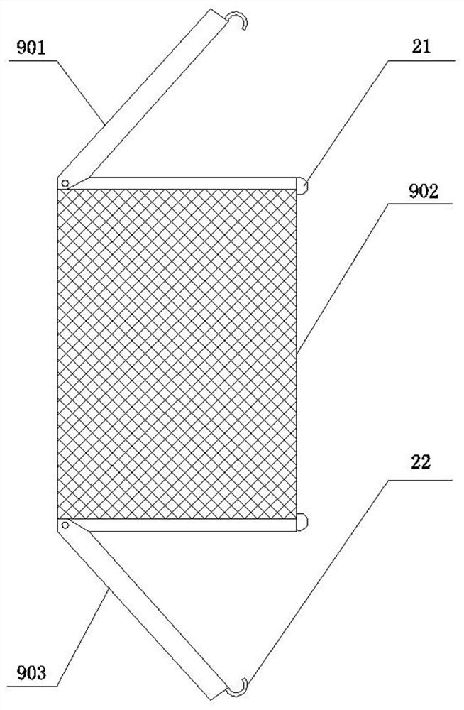 Plastic particle recycling and cleaning device