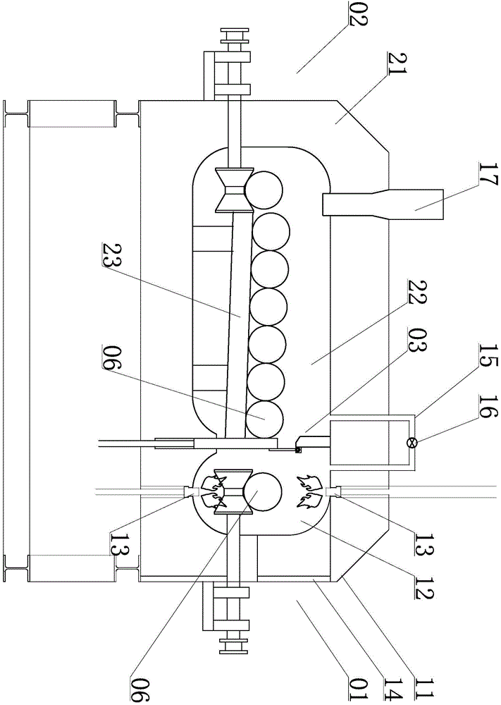 High-efficient and energy-saving aluminum rod mixing heating furnace