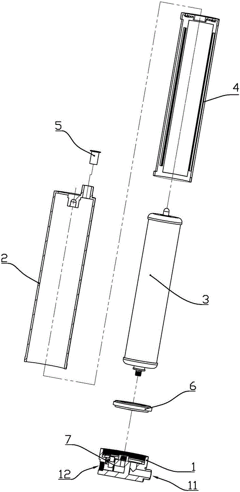 Water purifier capable of automatically cleaning ceramic filter element