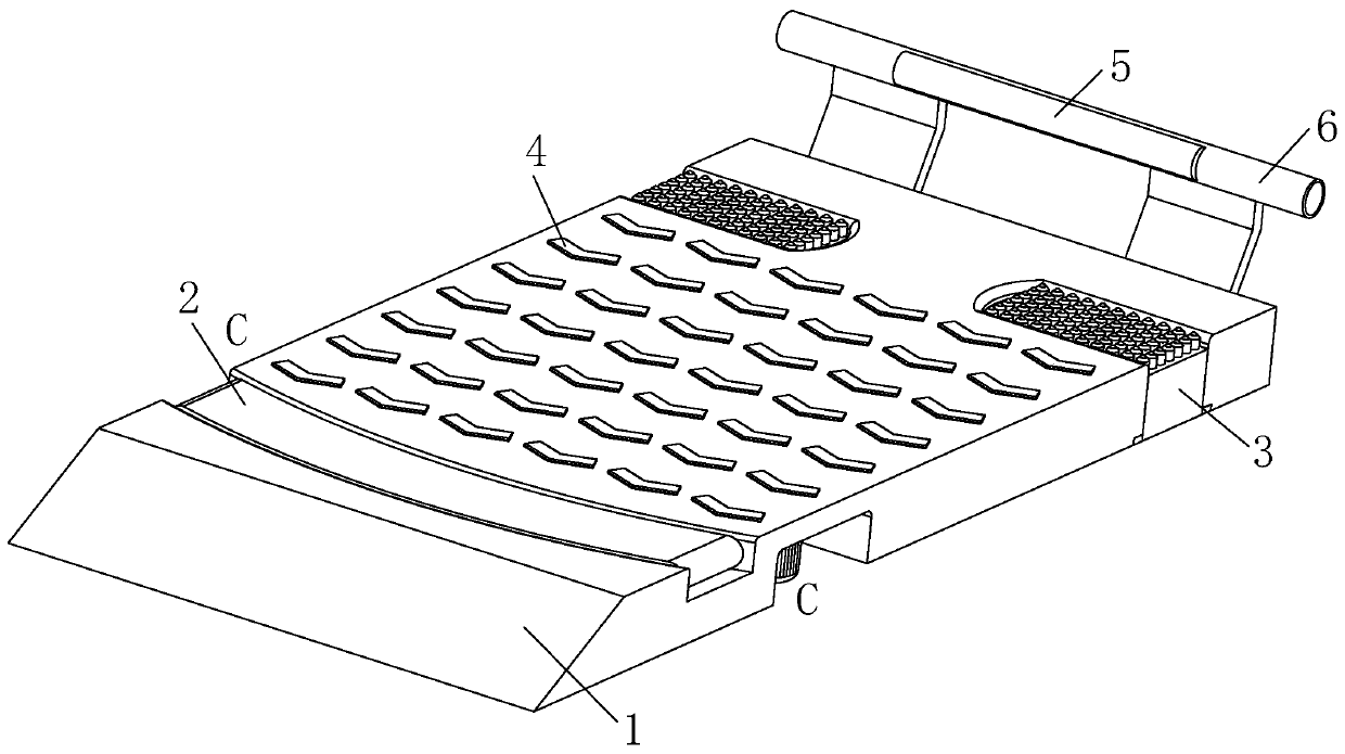 Parking space calibration device for underground stereo garage