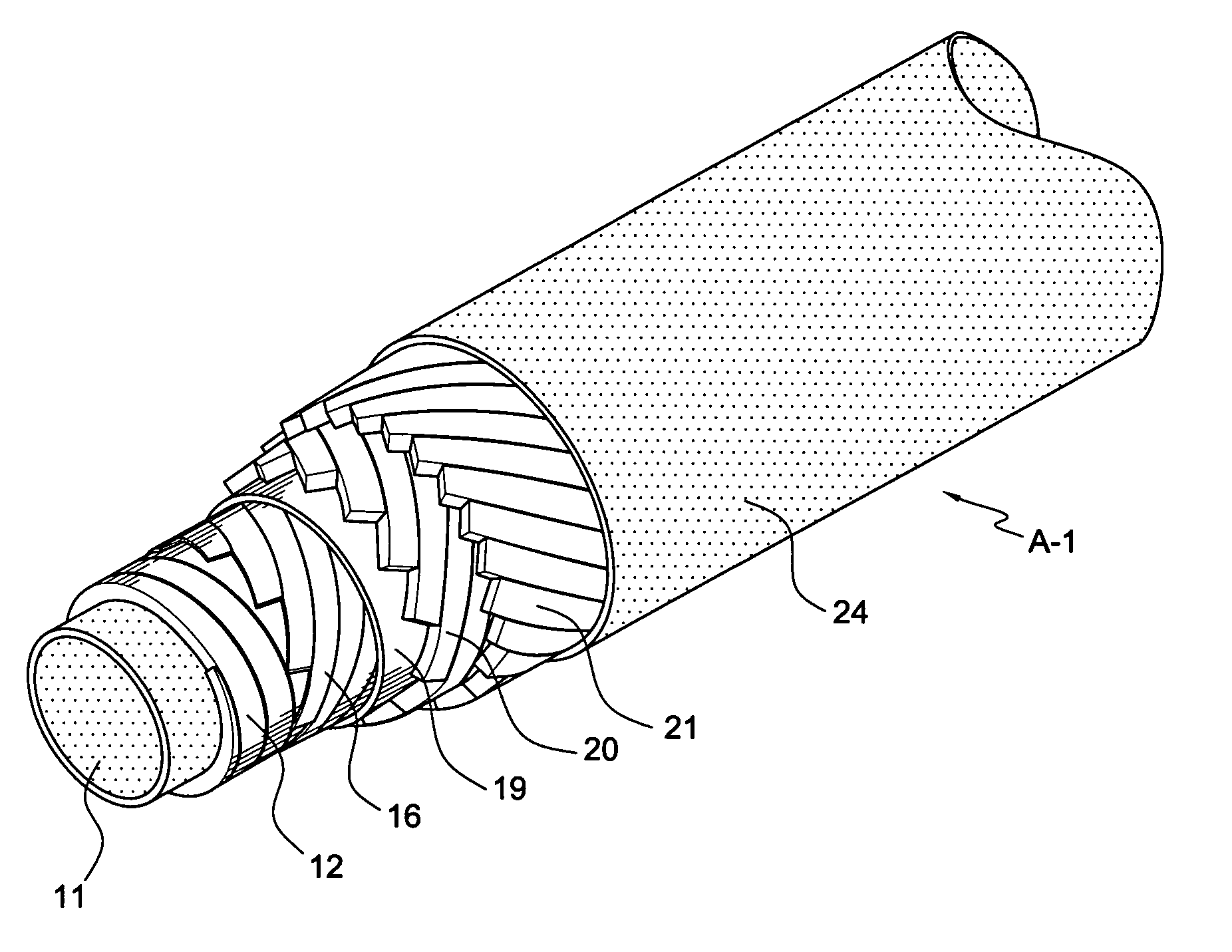 Free venting pipe and method of manufacture