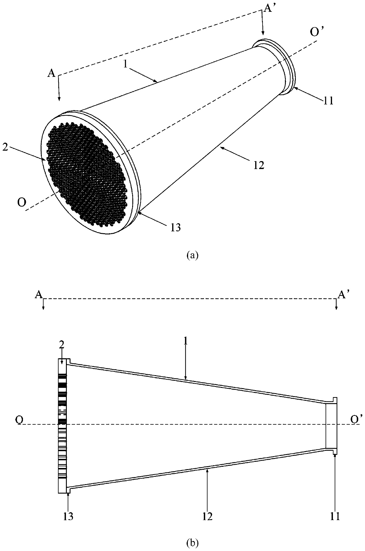 High-power microwave polarization conversion super-lens antenna