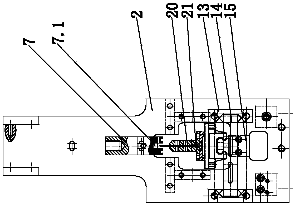 Servo fly-cutter cutting-off device for bag making machine