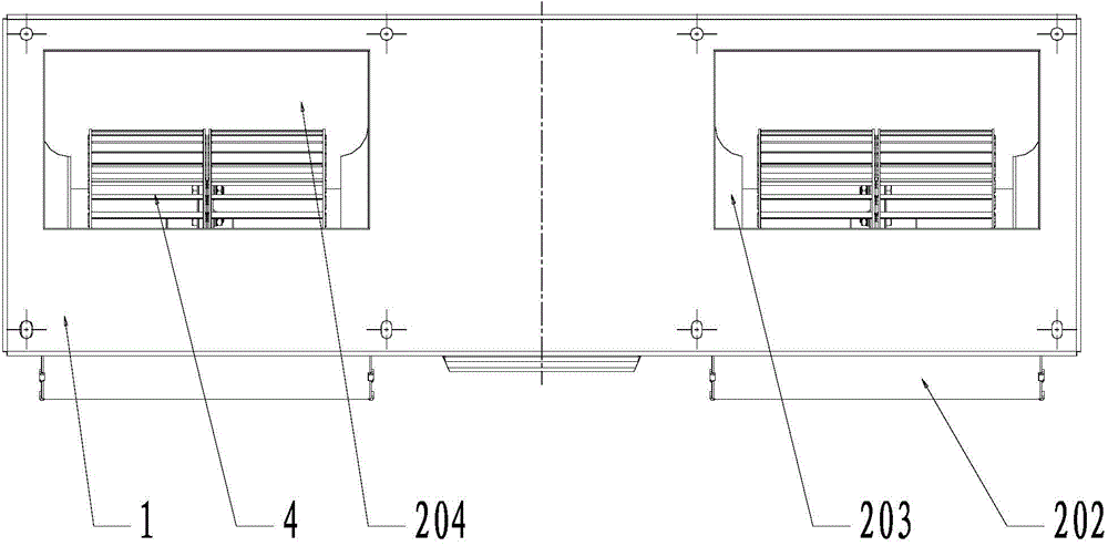 Centrifugal fan with vane guide grooves for noise reduction