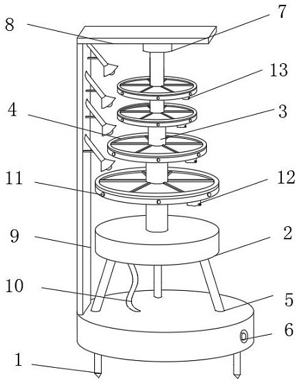 Instrument rack for operating forceps production