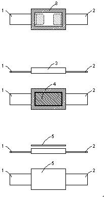 Temperature fuse capable of being soldered through reflow