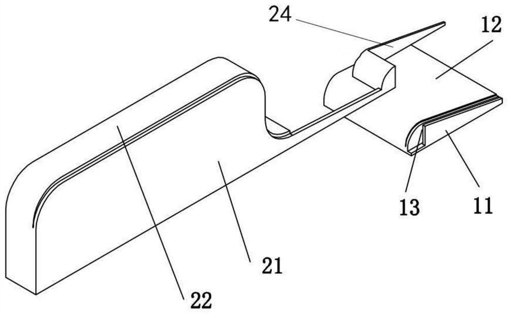 Gynecological pelvic floor examination auxiliary device