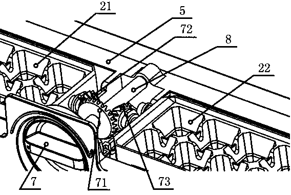 Door shelving type ice making device based on household refrigerator platform