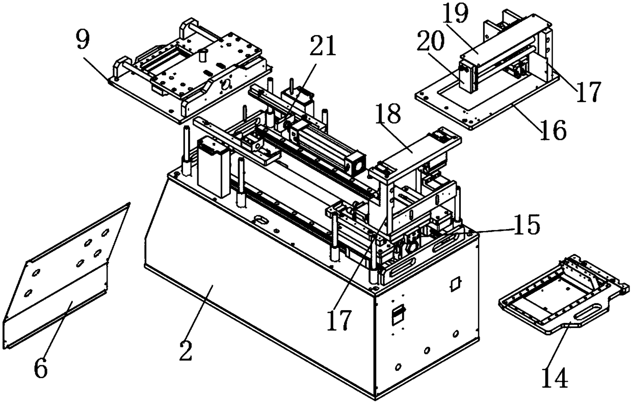 Coating device for coating outside of mobile phone water-proof panel with glue and use method of coating device