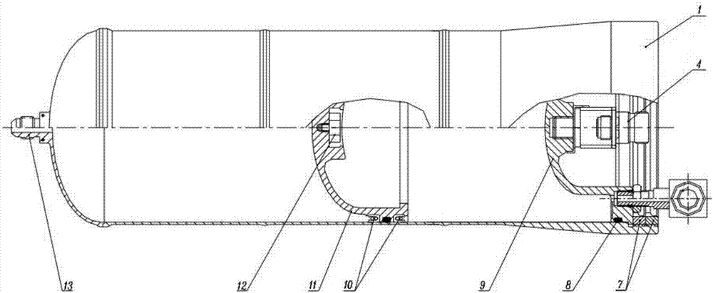 Long-life piston fuel storage tank adapted to extreme weather conditions