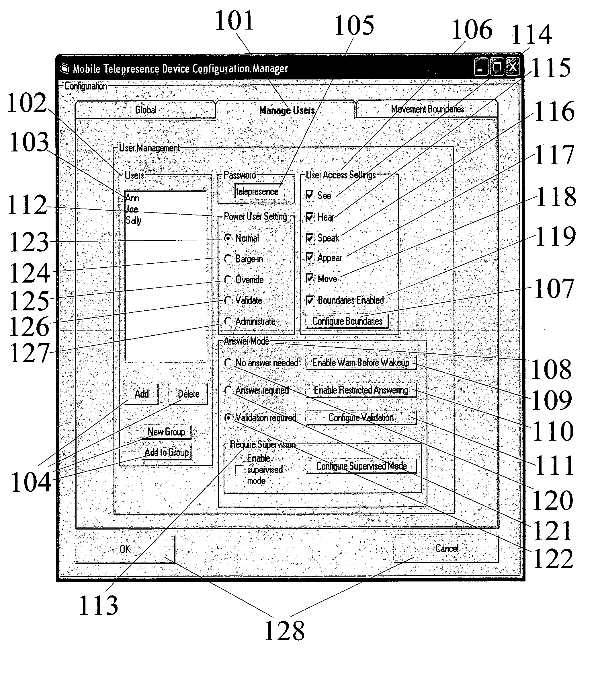 Mobile video teleconferencing authentication and management system and method