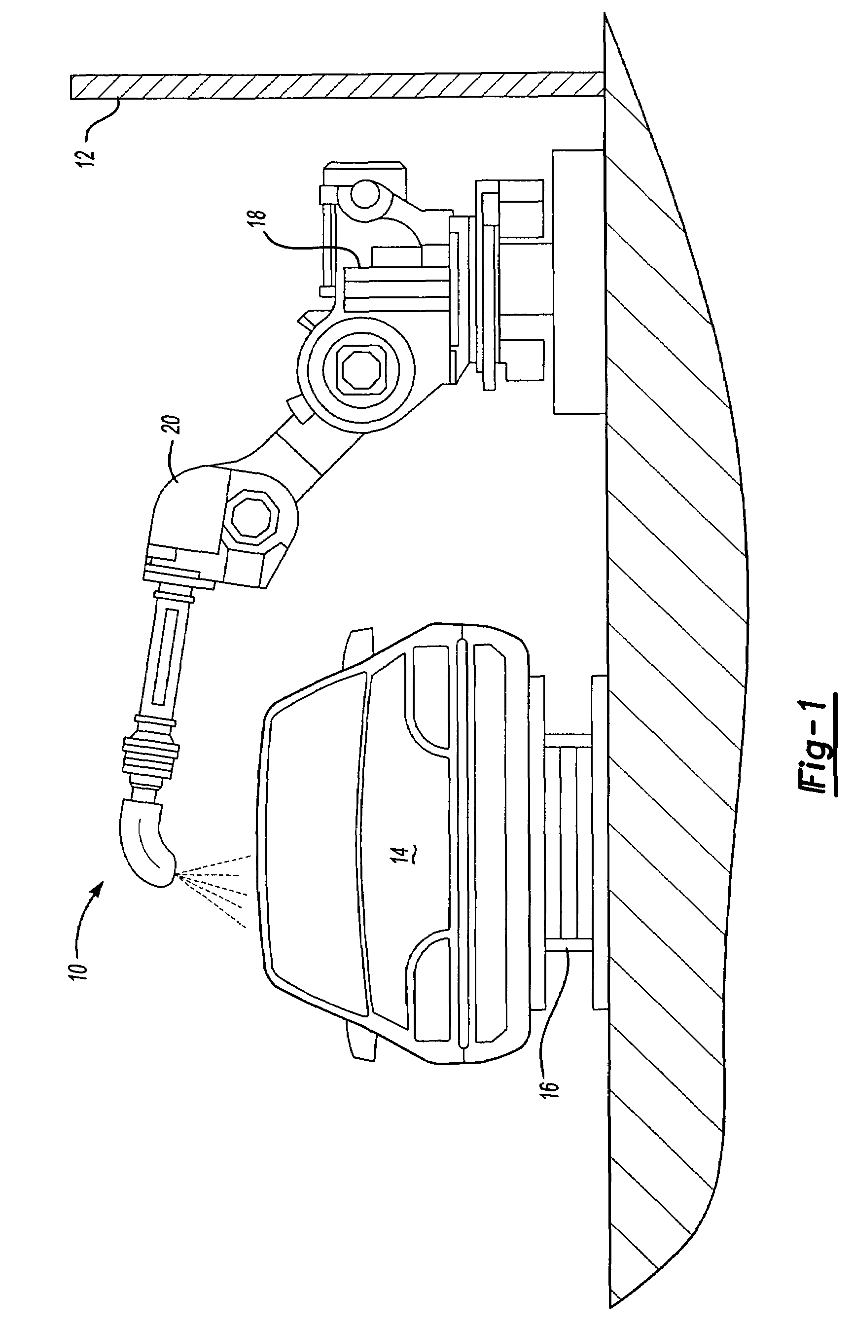 High speed rotating atomizer assembly