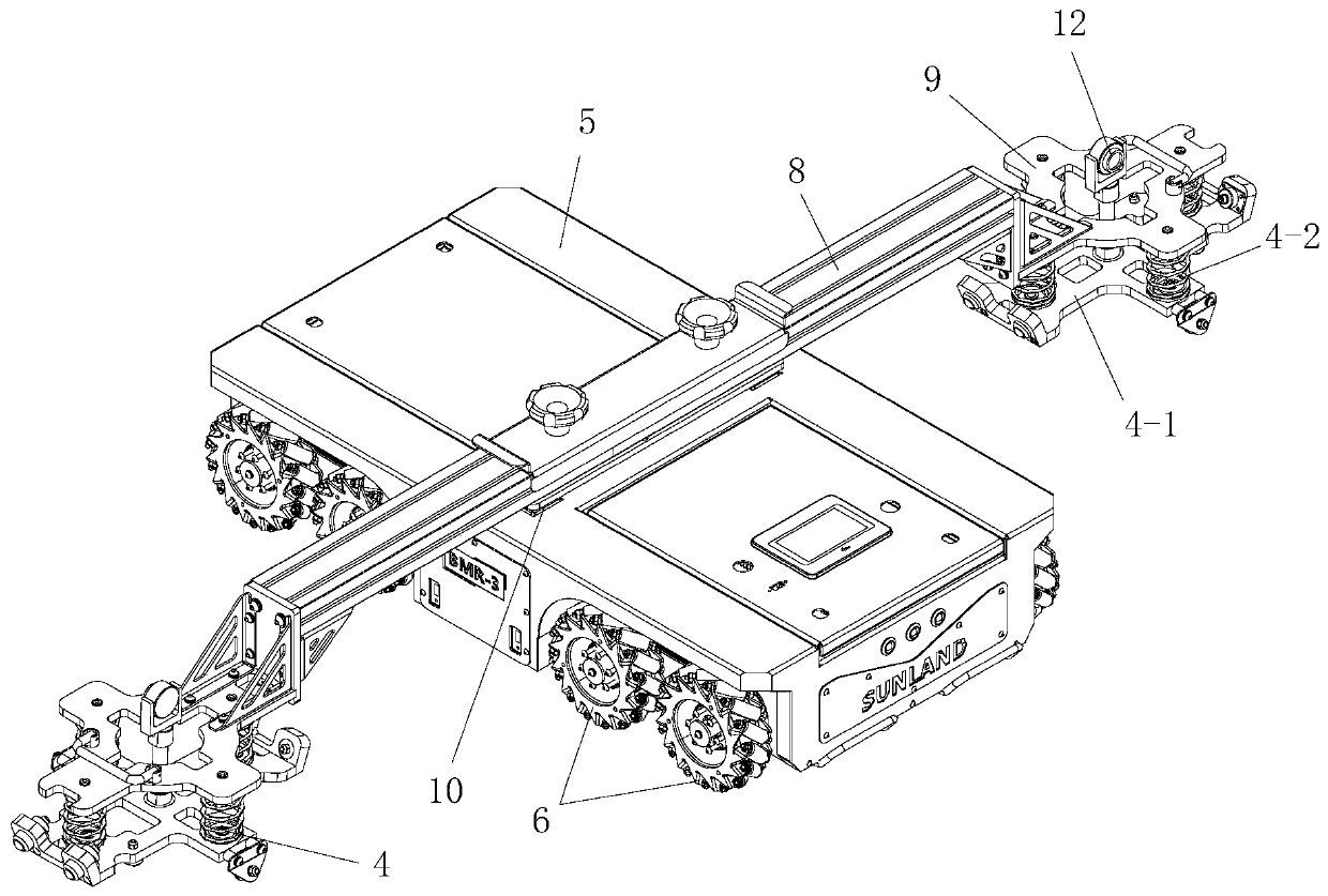 Automatic detection equipment and an automatic detection method for a ballastless track bearing platform