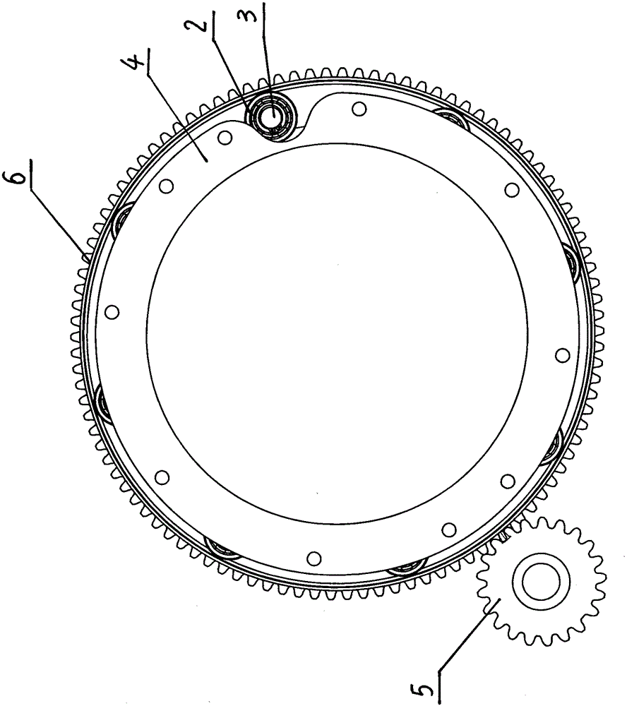 Threshing machine threshing cylinder concave assembly gear drive rotary mechanism