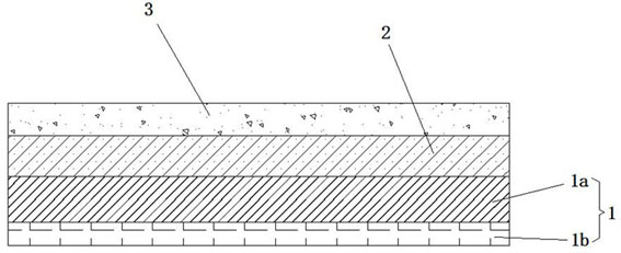 Pre-paved waterproof coiled material with high slippage resistance and preparation method of pre-paved waterproof coiled material