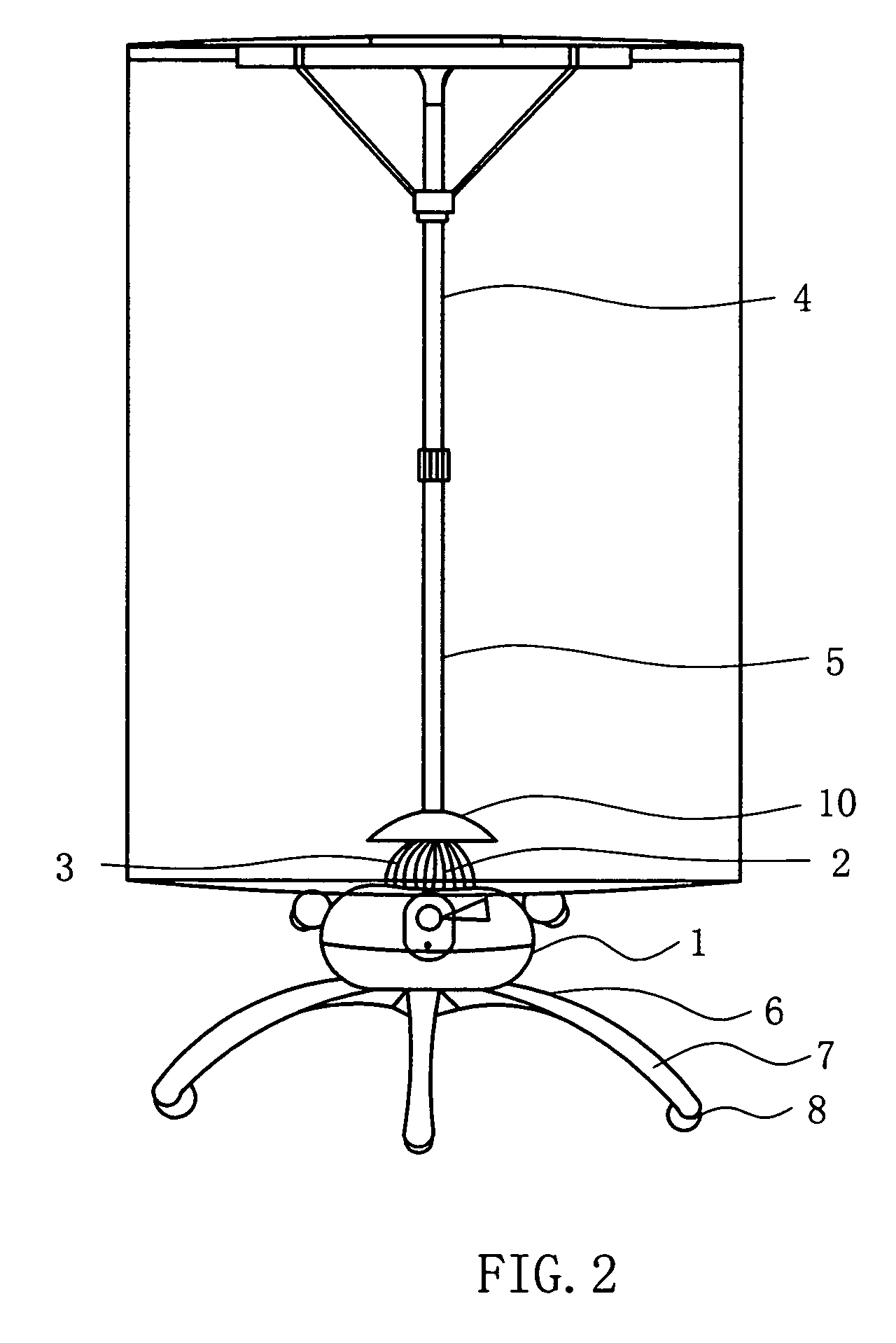 Shed type clothes dryer with safety plate