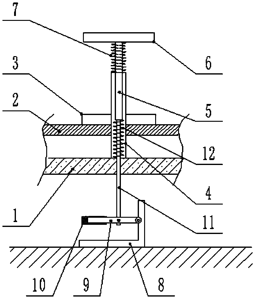 Hemming clamp for luggage handle