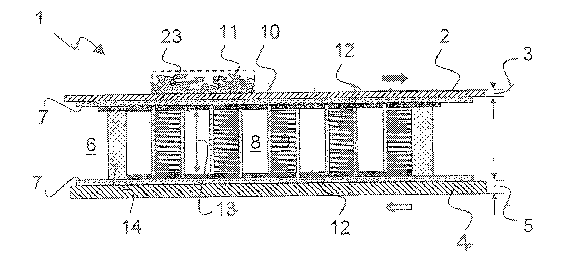 Thermoelectric device, thermoelectric apparatus having a multiplicity of thermoelectric devices and motor vehicle having a thermoelectric apparatus