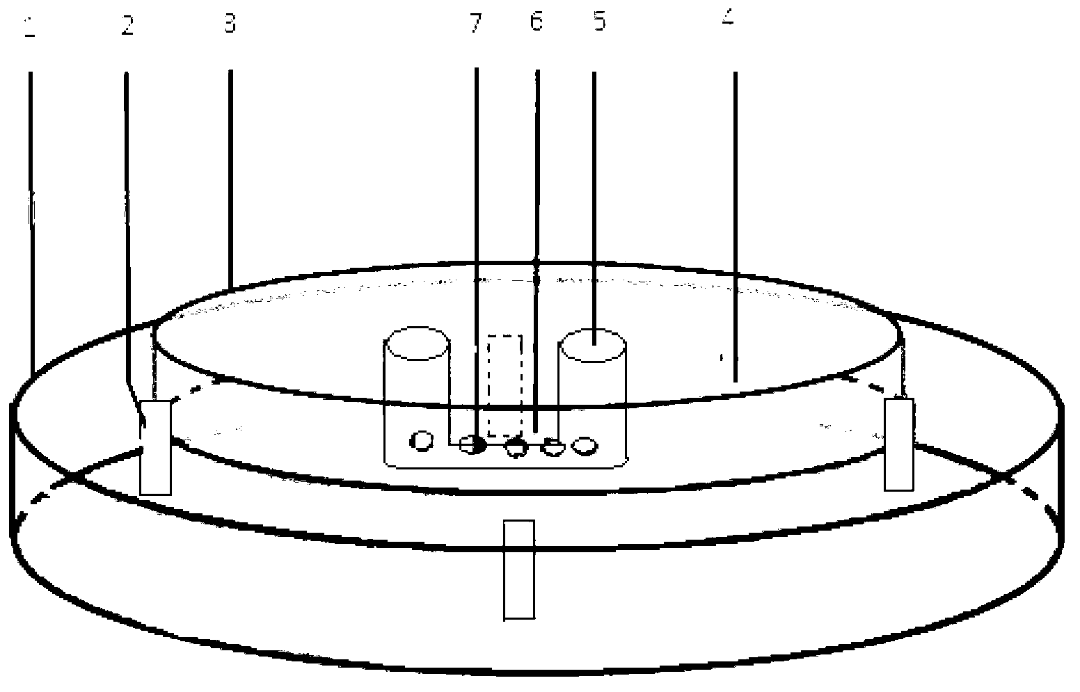 Fixing device for suckling mouse brain extraction