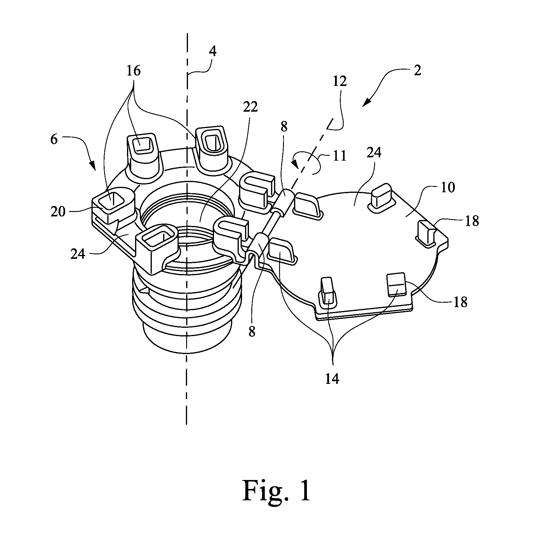 Dishwasher and inlet bolt