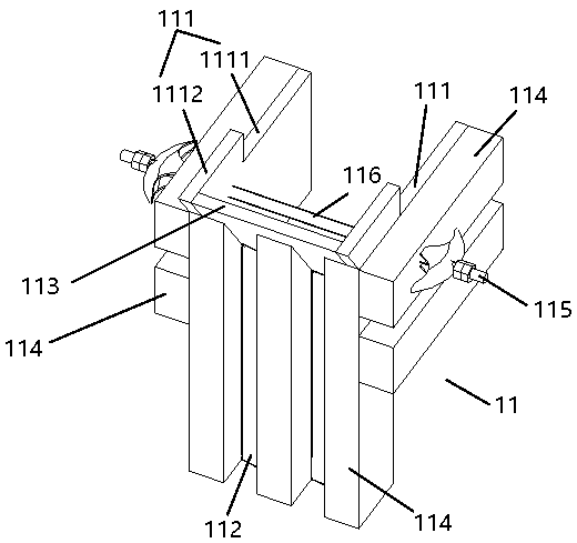 BM interlocking building block constructional column, straining beam structure and construction method thereof