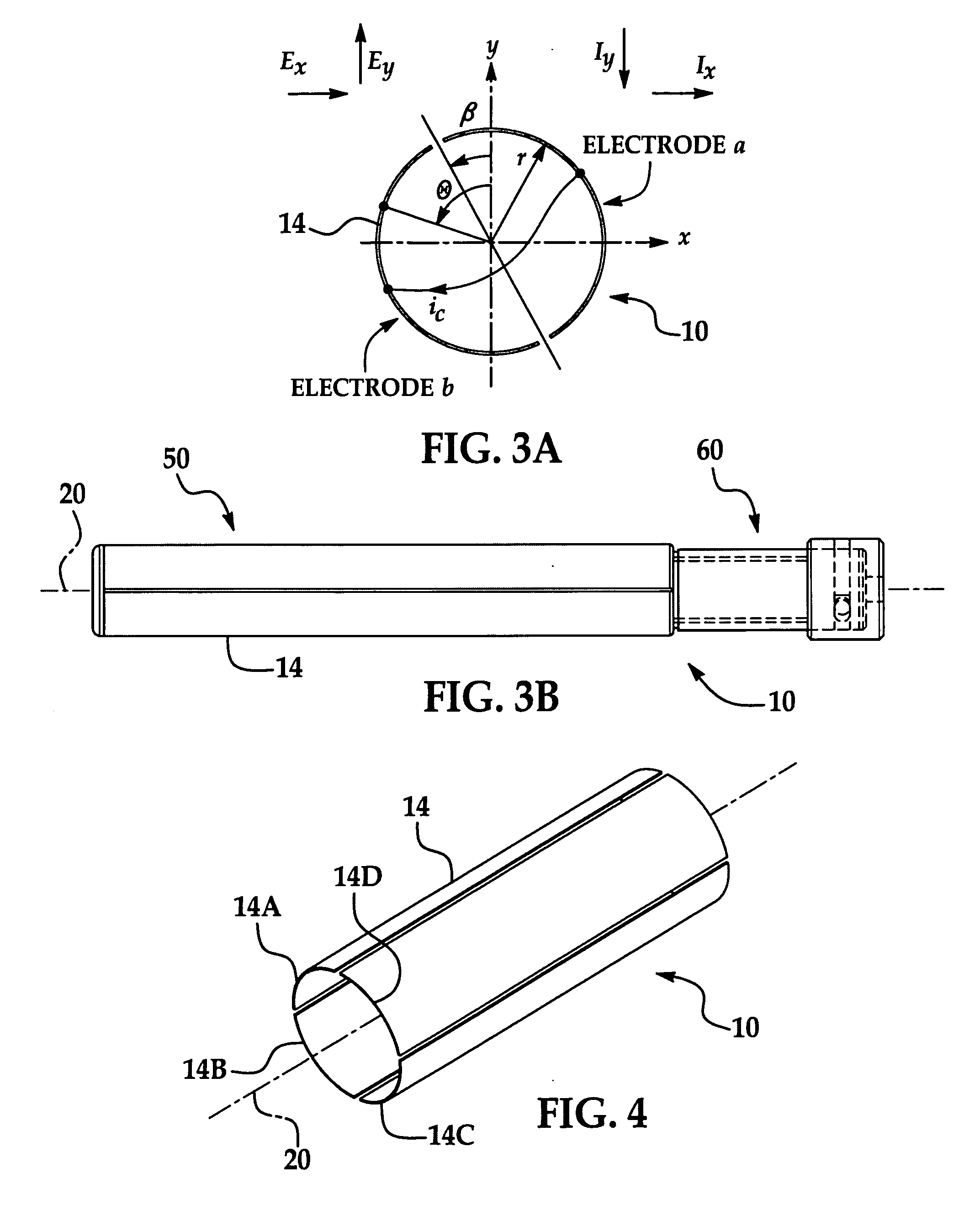 Rotating electric-field sensor