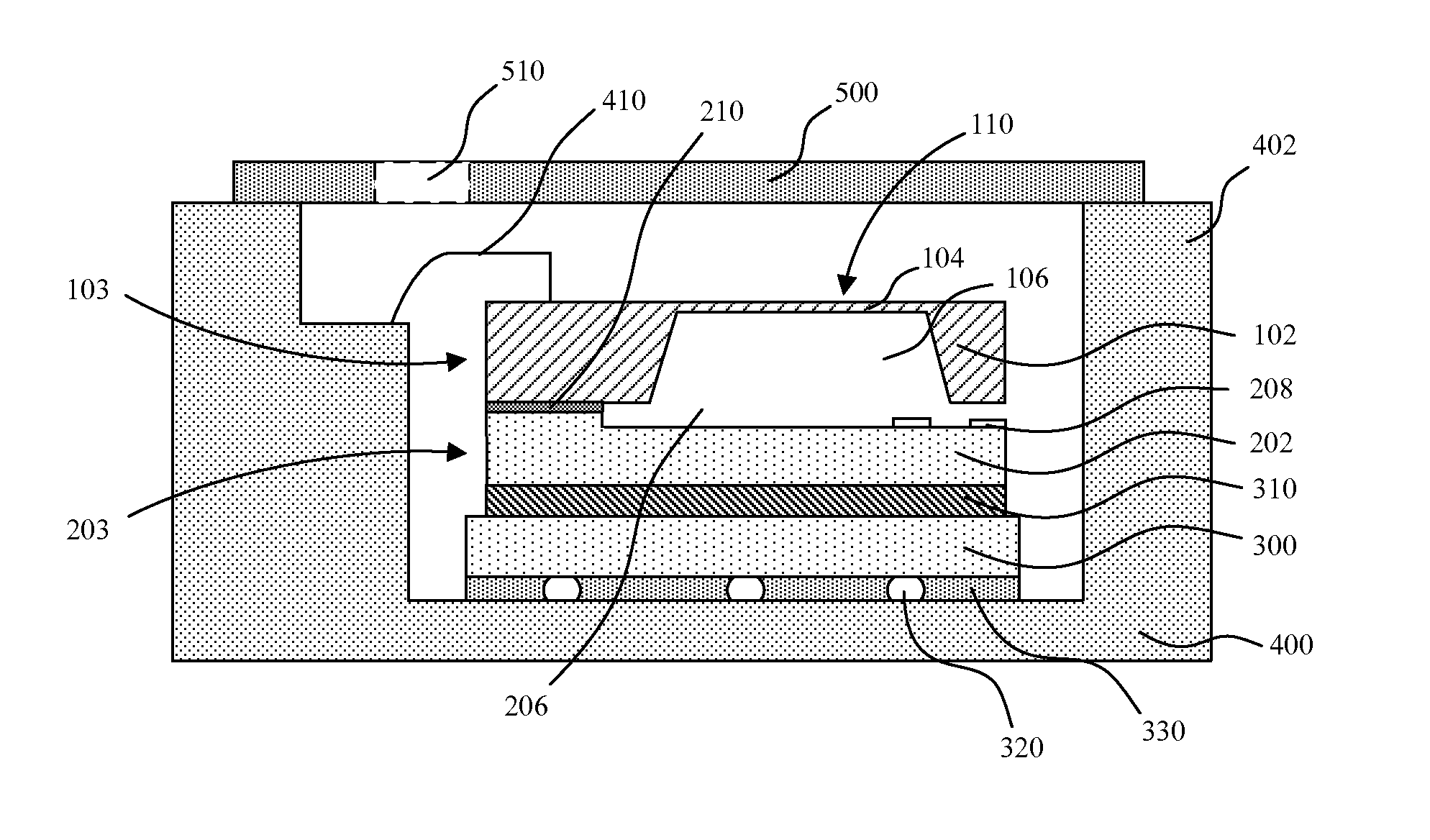 Various stress free sensor packages using wafer level supporting die and air gap technique